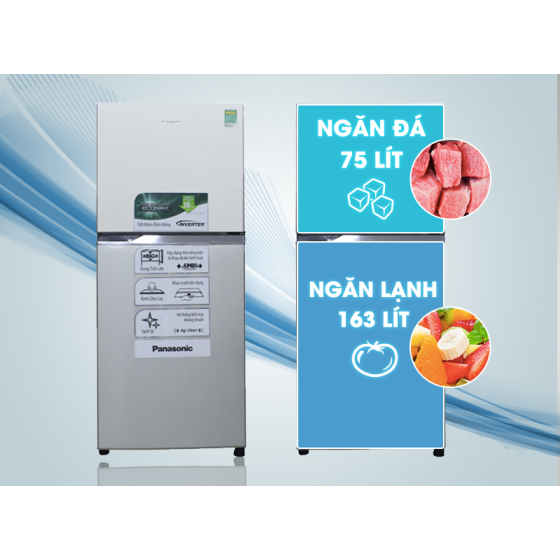 TỦ LẠNH PANASONIC TWIN JUMBO NR-BL267VSVN