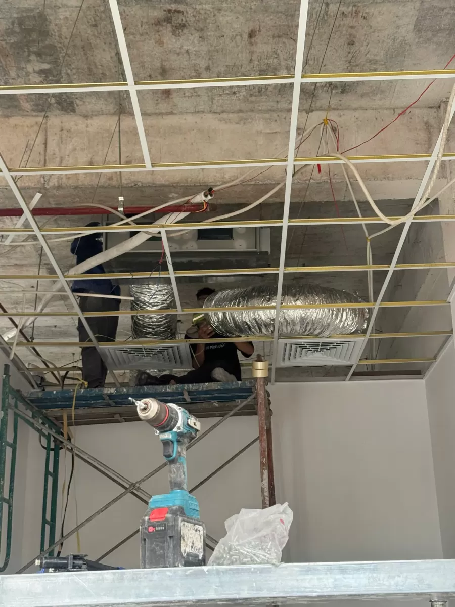 Vệ sinh máy lạnh công nghiệp - hình ảnh thực tế